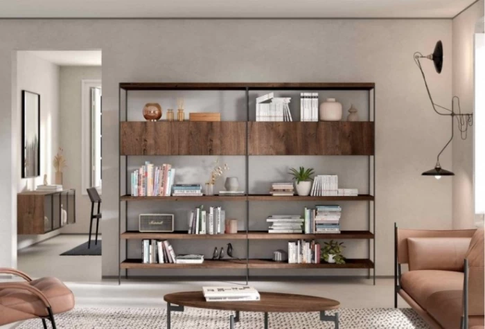 Estantería de 243 cm, Mod. Brownie Estanterias de salon en Bilbao