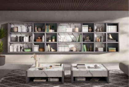 Estantería de 445 cm, Mod. Yelipo Estanterias de salon en Bilbao
