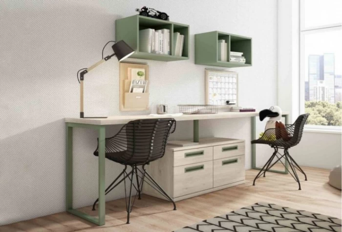 Escritorio juvenil doble, Mod. Abis