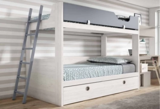 Dormitorio juvenil con litera, Mod. Akela
