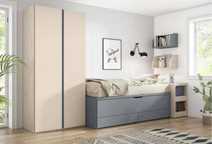 Dormitorio juvenil, Mod. Benji Dormitorio Completo juvenil en Bilbao