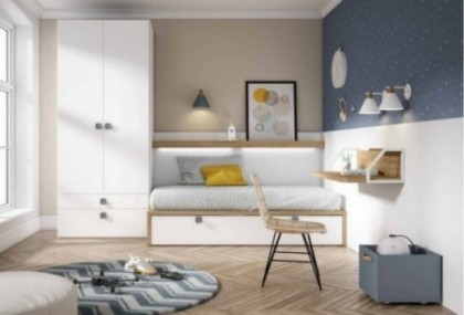 Dormitorio juvenil, Mod. Fragel Dormitorio Completo juvenil en Bilbao
