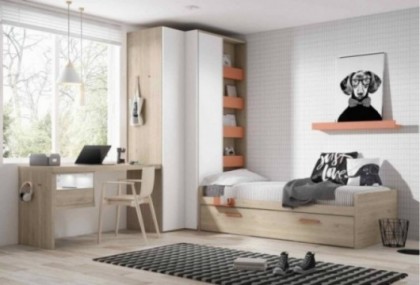 Dormitorio juvenil, Mod. Nuca Dormitorio Completo juvenil en Bilbao