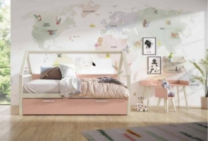 Dormitorio juvenil sin armario, Mod. Gummi Dormitorio Completo juvenil en Bilbao