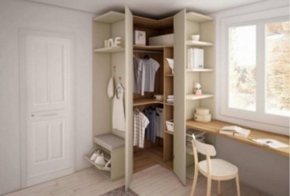 Armario rincón juvenil, Mod. Jackie Armarios juveniles en Bilbao