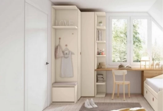 Armario rincón juvenil, Mod. Jackie Armarios juveniles en Bilbao