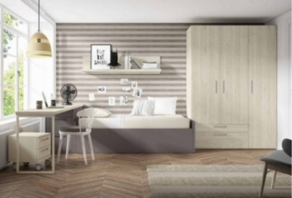 Dormitorio juvenil, Mod. Shelock Dormitorio Completo juvenil en Bilbao