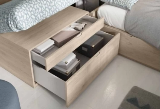 Dormitorio juvenil sin armario, Mod. Danny Dormitorio Completo juvenil en Bilbao