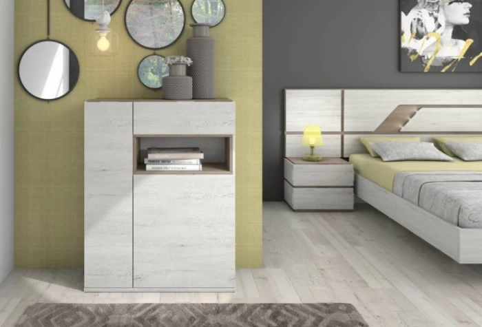 Zapatero 88 cm puertas y hueco, Mod. Enns Zapateros en Bilbao