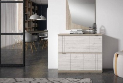 Zapatero 99 cm puertas abatibles, Mod. Bregenz Zapateros en Bilbao