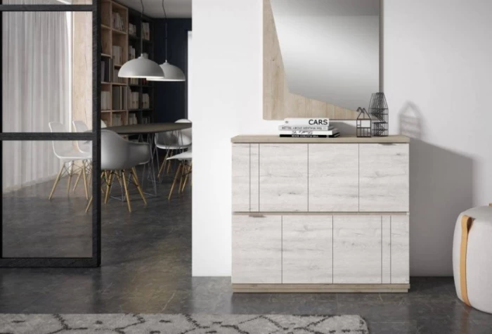 Zapatero 99 cm puertas abatibles, Mod. Bregenz Zapateros en Bilbao