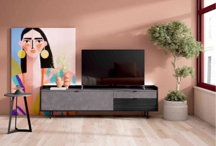 Mueble de tv de 223 cm, Mod. Aneto Muebles de TV en Bilbao