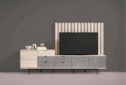 Mueble de salón de 275 cm, Mod. Risto Muebles de Salón en Bilbao