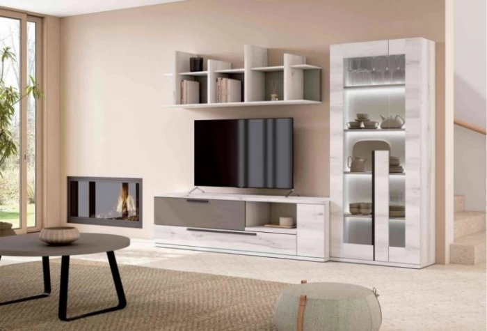 Mueble de salón de 275 cm, Mod. Desmoines Muebles de Salón en Bilbao