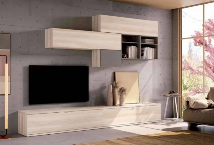 Mueble de salón de 330 cm, Mod. Minnesota Muebles de Salón en Bilbao