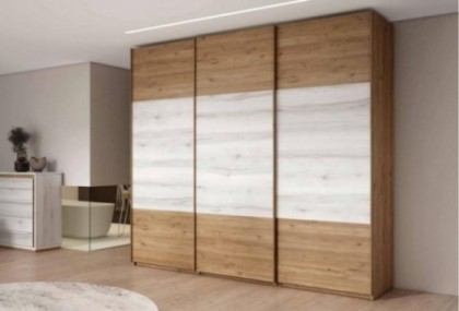 Armario de 268 cm con 3 correderas, Mod. Natur Armarios de Dormitorio en Bilbao