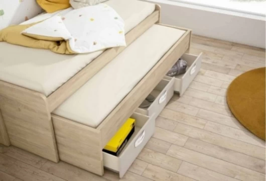 Dormitorio juvenil con mesa estudio, Mod. Dot Dormitorio Completo juvenil en Bilbao