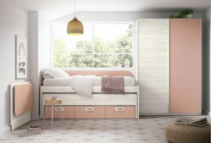 Dormitorio juvenil con armario, Mod. Sally Dormitorio Completo juvenil en Bilbao