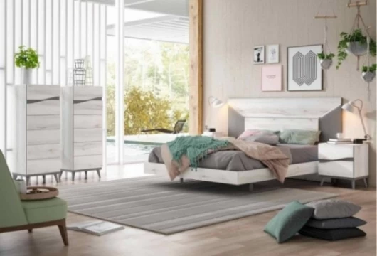 Cabezal y mesitas, Mod.Nano 2 Conjuntos Dormitorio en Bilbao