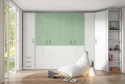 Dormitorio juvenil cama abatible horizontal, Mod. Vilma Dormitorio Completo juvenil en Bilbao