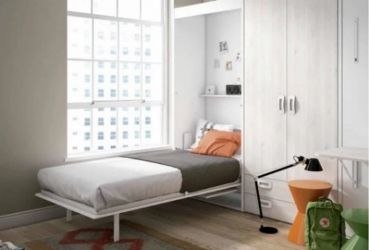 Dormitorio juvenil con 2 camas abatibles, Mod. Bois Dormitorio Completo juvenil en Bilbao