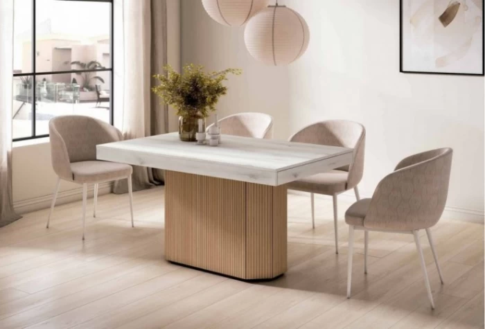 Mesa de comedor extensible, Mod. Goldie Mesas de comedor en Bilbao