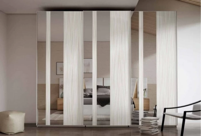 Armario de 288 cm con 3 correderas, Mod. Blamava Armarios de Dormitorio en Bilbao