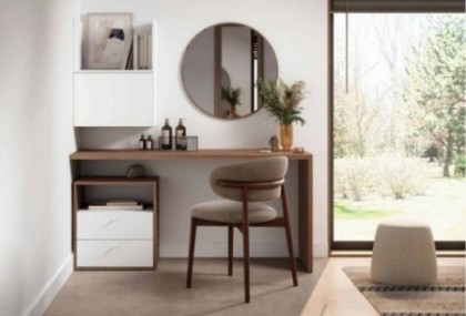 Escritorio tocador con estantería, Mod. Dotlan