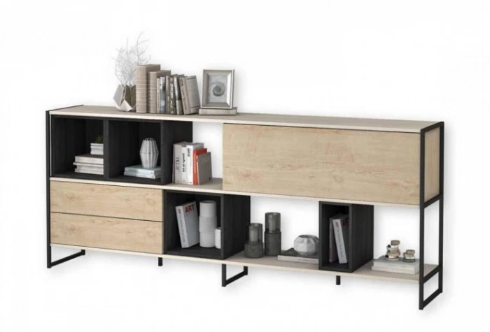 Estantería de 244 cm, Mod. Metis Estanterias de salon en Bilbao