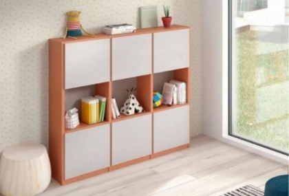 Estantería juvenil con puertas, Mod. Nahia Estanterías juveniles en Bilbao