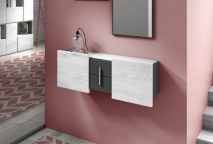 Mueble recibidor de 88 cm, Mod. Aldaia