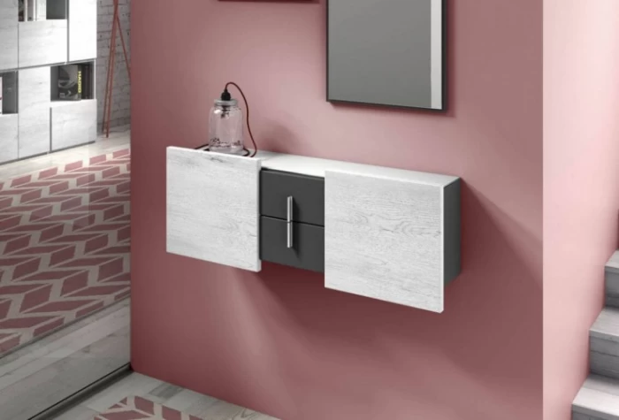 Mueble recibidor de 88 cm, Mod. Aldaia