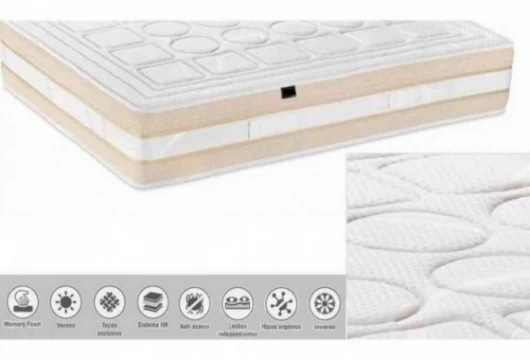 Colchón núcleo HR y viscoelástica, Mod. Miram Colchones en Bilbao