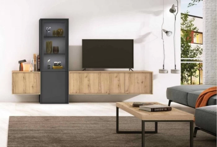 Mueble de salón de 298 cm. Mod.Brush Muebles de Salón en Bilbao