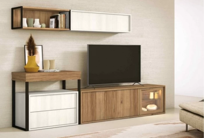 Mueble de salón de 268 cm. Mod. Gunnison Muebles de Salón en Bilbao