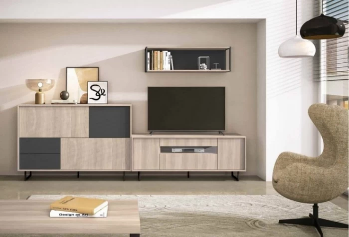 Mueble de salón de 316 cm. Mod. Edgewater Muebles de Salón en Bilbao