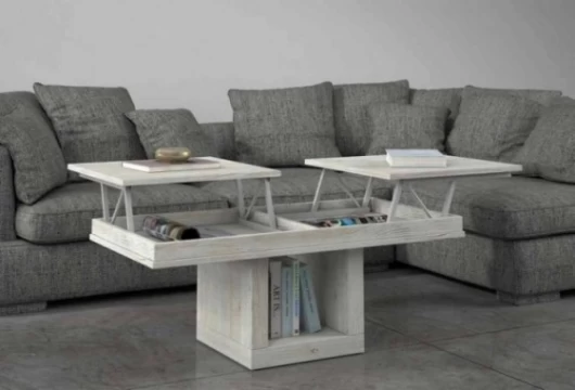 Mesa centro elevable doble 110 cm, Mod. Whitby Mesas de centro en Bilbao