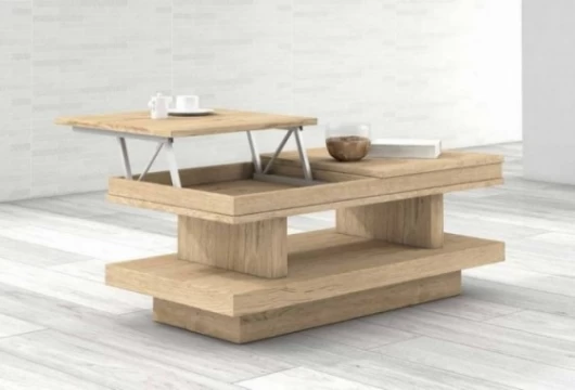 Mesa de centro elevable doble 110 cm, Mod. Newholm Mesas de centro en Bilbao