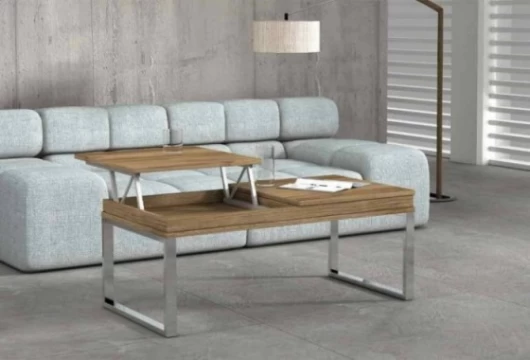 Mesa de centro elevable doble 110 cm, Mod. Dansley Mesas de centro en Bilbao