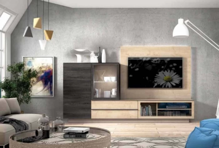 Mueble de salón de 280 cm, Mod. Bibb Muebles de Salón en Bilbao