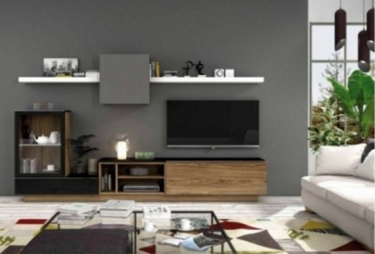 Mueble de salón de 300 cm, Mod. Peach Muebles de Salón en Bilbao