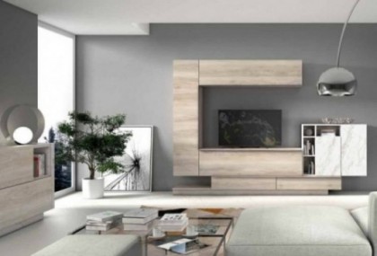 Mueble de salón de 300 cm, Mod. Sharp Muebles de Salón en Bilbao