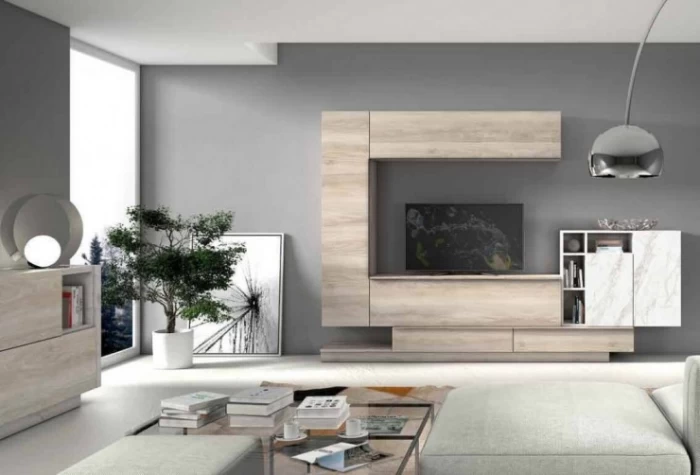 Mueble de salón de 300 cm, Mod. Sharp Muebles de Salón en Bilbao