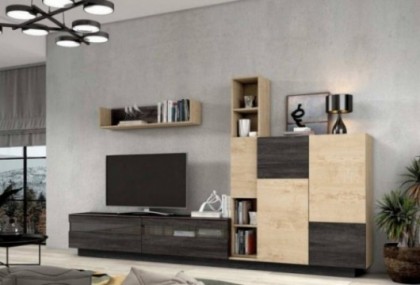 Mueble de salón de 330 cm, Mod. Kansas Muebles de Salón en Bilbao