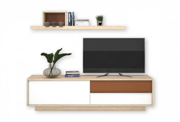 Mueble de tv con estante, Mod. Jeronimo Muebles de TV en Bilbao