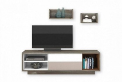 Mueble de tv con estantes, Mod. Kaisar Muebles de TV en Bilbao