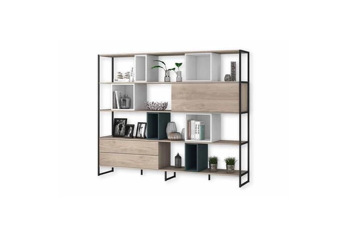 Estantería de 224 cm, Mod. Indio Estanterias de salon en Bilbao