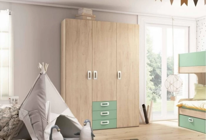 Armario juvenil de 3p.3c. Mod. Jedai Armarios juveniles en Bilbao
