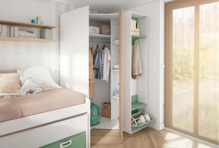 Armario juvenil rincon, Mod. Juliette Armarios juveniles en Bilbao