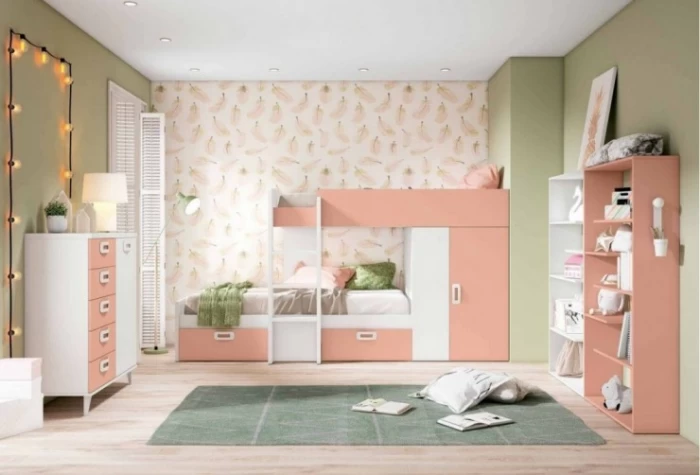 Dormitorio juvenil con cama tren, Mod. Hamm Dormitorio Completo juvenil en Bilbao